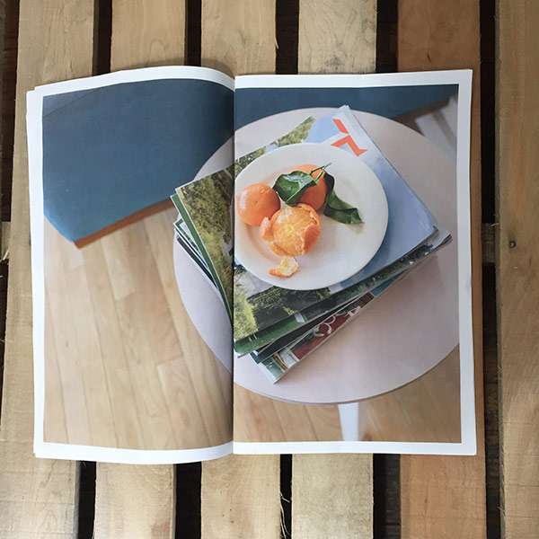 Printed food magazine
