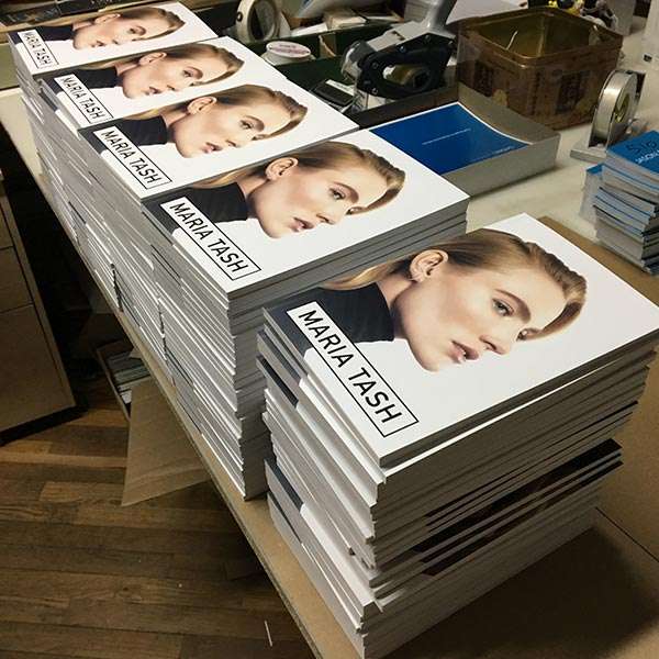 Stacks of printed magazines